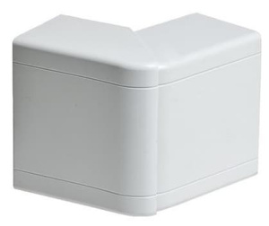 Внешний угол УВШ 100х40/100х60 Рувинил цвет Белый