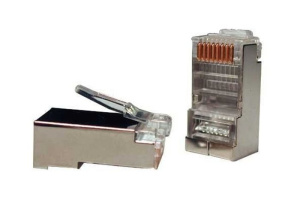 PLUG-8P8C-U-C5-SH-100 Разъем RJ-45 Hyperline