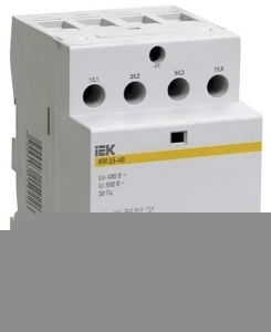 Контактор модульный ИЭК КМ63-40 AC/DC 63А 4Н.О катушка 220В
