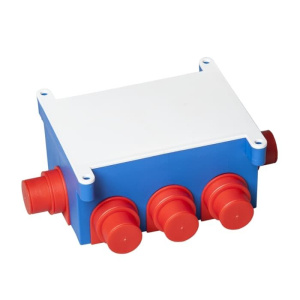 10134 Тусо Коробка расп. для залив. в бетон Рувинил 118х76 мм, H60 мм