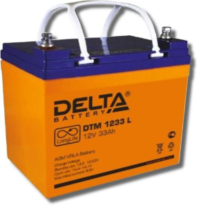 DTM 1233 L Аккумулятор герметичный свинцово-кислотный Delta