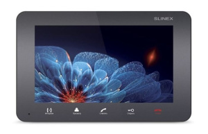 SM-07M (графит) Монитор домофона цветной с функцией «свободные руки» SLINEX