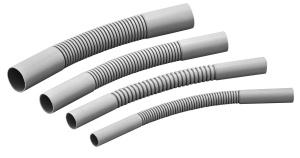 Поворот гибкий гофрированный для стыковки труб 25мм Рувинил