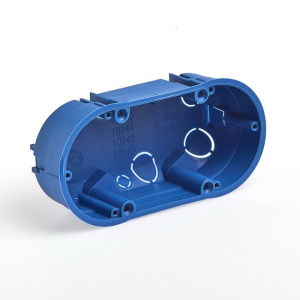 10140 Тусо Коробка установочная двухместная Рувинил 140х65х45мм