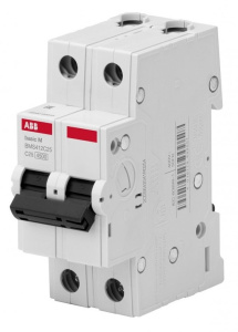 Автоматический выключатель ABB Basic M 2P63 A C 4.5кА BMS412C63