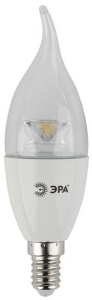 Лампа светодиодная LED Свеча на ветру BXS-7W-840-E14-Clear ЭРА