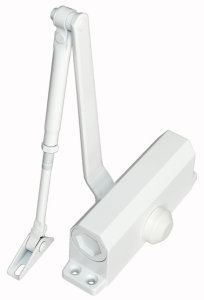 ST-DC003-WT (белый) Доводчик для дверей весом до 65 кг, двухскоростной Smartec