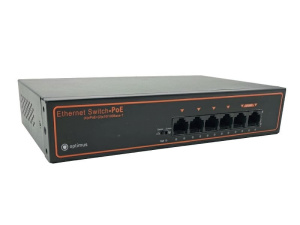 UM1-E6/4P mini Коммутатор с питанием по PoE 4-портовый UM1-E6/4P mini Optimus