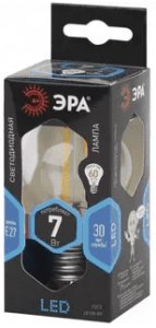 Лампа светодиодная F-LED Шар P45-7W-840-E27 ЭРА