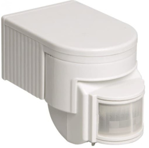 Датчик движения ИЭК ДД-012 1100Вт угол обзора 180 градусов IP44 белый