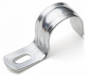 Скоба металлическая однолапковая 16мм