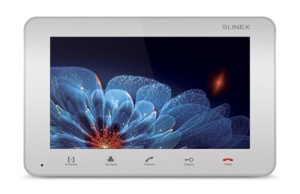 SM-07M (серебро) Монитор домофона цветной с функцией «свободные руки» SLINEX