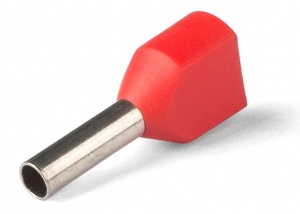 Наконечники штыревые втулочные изолированные двойные НШВИ(2) 0.75-10 КВТ (100шт)