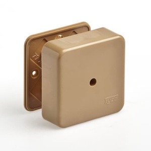 65005К Тусо Коробка распаячная для открытой проводки Рувинил 80х80х25мм