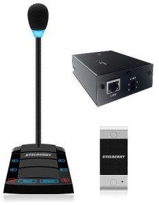 SX-510/1 Устройство переговорное клиент-кассир, дуплексное, с записью переговоров STELBERRY