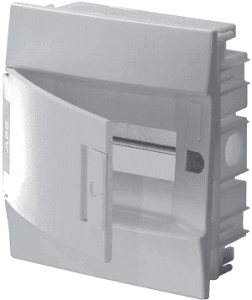 Бокс в нишу ABB Mistral41 6М непрозрачная дверь c клеммным блоком