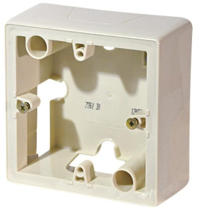 776131 Коробка Legrand Valena 1 пост для накладного монтажа Cлоновая кость