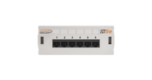 NMC-WP06UD2-GY Патч-панель настенная 6 портов, Кат.5е NIKOMAX