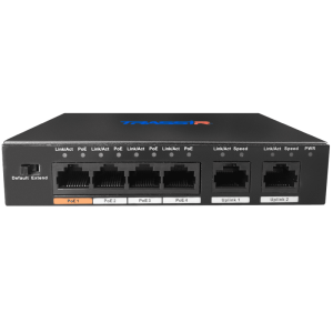 TR-NS1006-60-4POE v2 Коммутатор с РоЕ TRASSIR