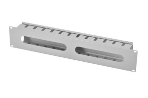 ГКЗ-2U Органайзер кабельный горизонтальный 19" 2U с крышкой ЦМО