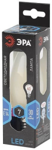 Лампа светодиодная F-LED Свеча витая BTW-7W-840-E14 ЭРА