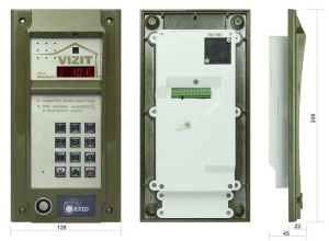 БВД-N101RTCP Вызывная панель цветная VIZIT