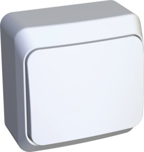 BA10-004B Переключатель Белый Schneider Electric Этюд 1кл.