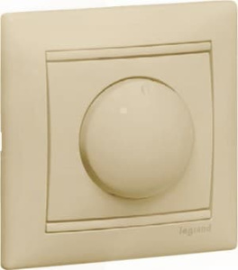 774161 Светорегулятор поворотный Слоновая кость (Крем) Legrand Valena 400W