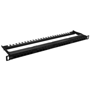 Патч-панель высокой плотности 19", 24п, UTP, Cat.5e, 0,5U (10-0404) SUPRLAN