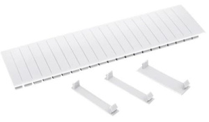 Заглушка 12 модулей белая IEK