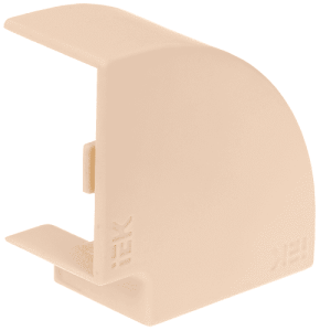 Поворот на 90 градусов КМП 20х10 ИЭК серии Элекор цвет Сосна (уп. 4 шт)