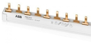 Гребенчатая шина ABB PSH2/58 2-полюсная 58мод. 63А