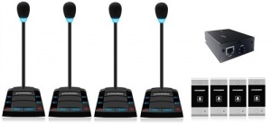 SX-520/4 Устройство переговорное клиент-кассир, дуплексное, с записью переговоров STELBERRY