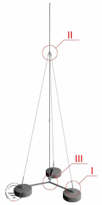GALMAR Молниеприемник мачта (4 метра; на 3х бет. осн.; односту. троссовая поддержка; оцинк. сталь.)