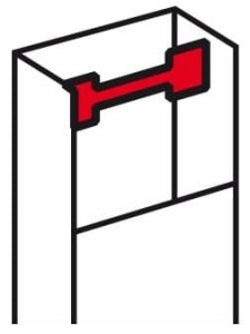 10681 Legrand DLP Скоба фиксирующая для 35/50X80, 50х105/150, 65х150/220