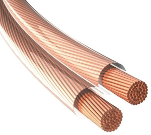 Кабель акустический 2х0,50мм², прозрачный BLUELINE, 100м (REXANT)