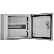 Щит металлический распределительный наружный ЩРН-12 IP54 250х300х135мм DE