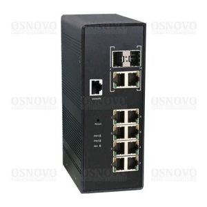 SW-60822/ILC Промышленный PoE коммутатор на 10 портов OSNOVO