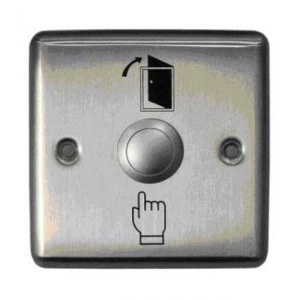 ST-EX110 Кнопка металлическая, врезная Smartec