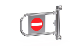 Ростов-Дон К52К ХРОМ Калитка кассовая РостЕвроСтрой