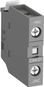 Контакт CA4-01 1НЗ фронтальный для контакторов AF09-AF38 и NF ABB