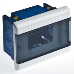 68224 Тусо Щит распределительный внутренний ЩРв-П-4 Белый с прозрачной дверью