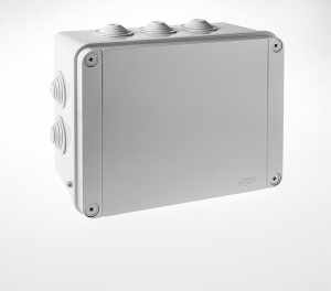 67069 Тусо Коробка распаячная для открытой проводки IP55 Рувинил 300х220х120мм