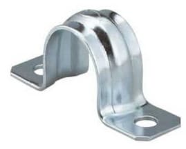 Скоба металлическая двухлапковая 14мм