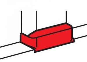 10735 Legrand DLP Отвод Т-образный 80мм для 105/80х35 и 150/80х50