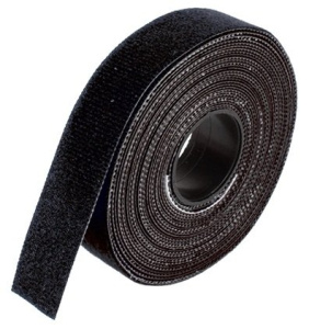 Лента Велькро универсальная ЛВУ 205 (ч) (5 метров) КВТ