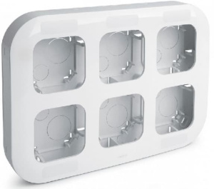 782296 Рамка 6 постов Белая Legrand Quteo