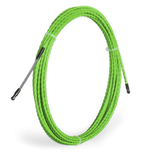 Кабельная протяжка PET-1-4.0/20  из плетеного полиэстера с фиксированными наконечниками Fortisflex КВТ