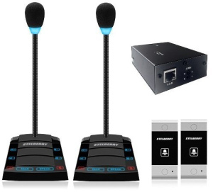 SX-520/2 Устройство переговорное клиент-кассир, дуплексное, с записью переговоров STELBERRY