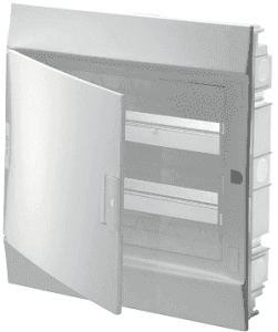 Бокс в нишу ABB Mistral41 24М непрозрачная дверь c клеммным блоком